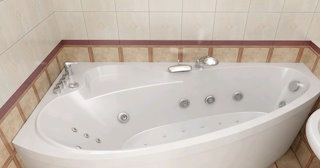 Установка угловой ванны в Шарыпово - профессиональный монтаж от СантехДомШрп от 3100 рублей